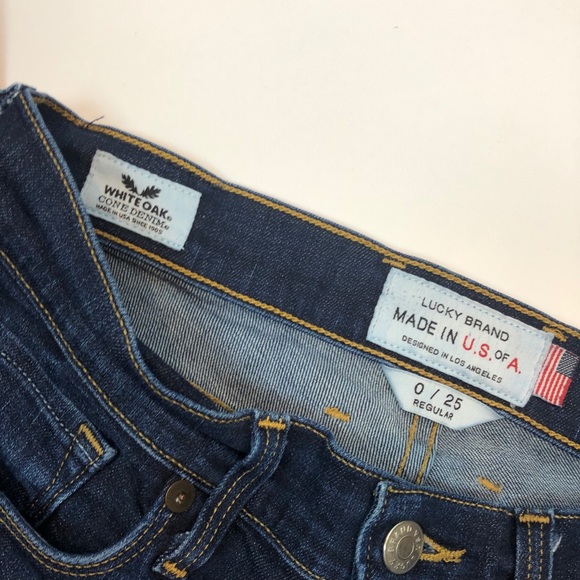 Lucky Brand Charlie Skinny Jean Size 0/25 - Picture 6 of 8